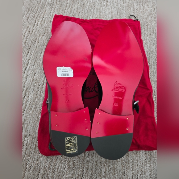 CHRISTIAN LOUBOUTIN John Flat Leather Shoes - Picture 5 of 6